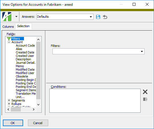 View Options